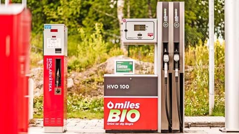 Miljösmarta byten från diesel till HVO 100